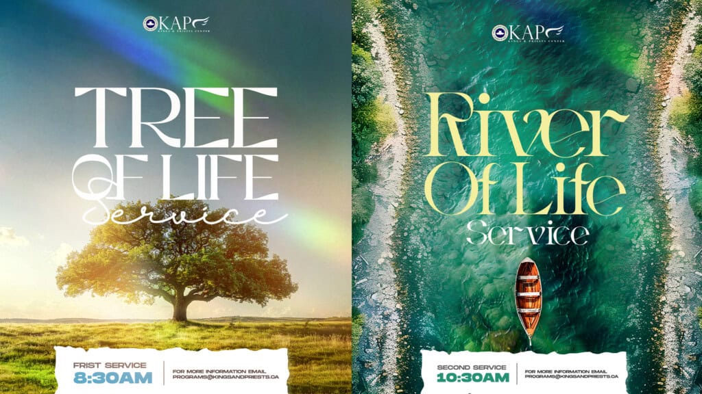 Two services every sunday